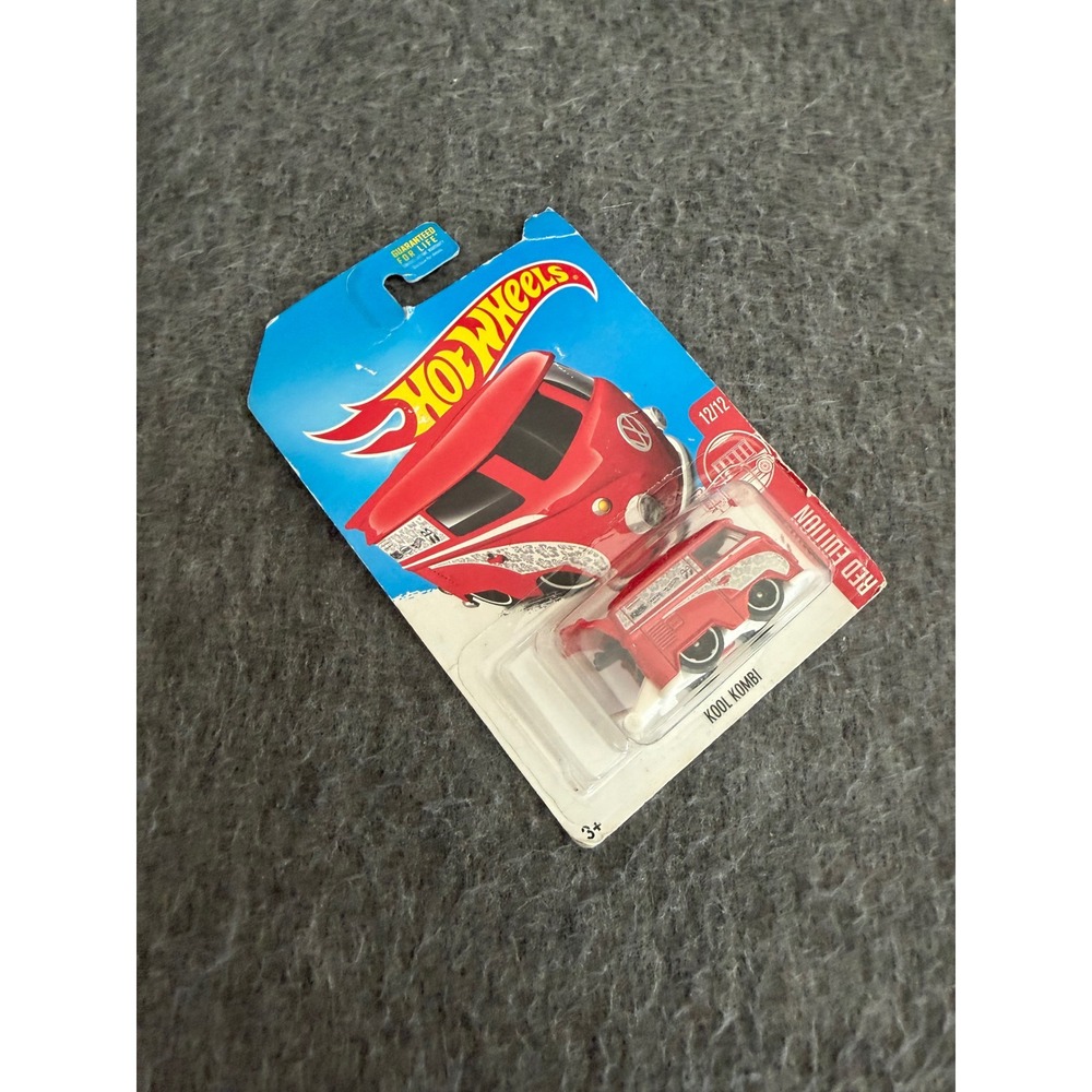Hot Wheels Kool Kombi Red Edition 12/12 Target Exclusive VW Volkswagen FDR67